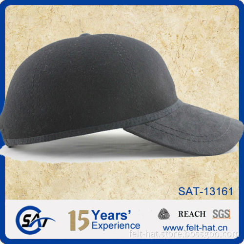 wool felt sports cap for wholesale